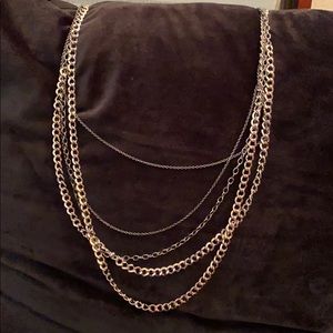 AEO Multi Chain Layered Necklace